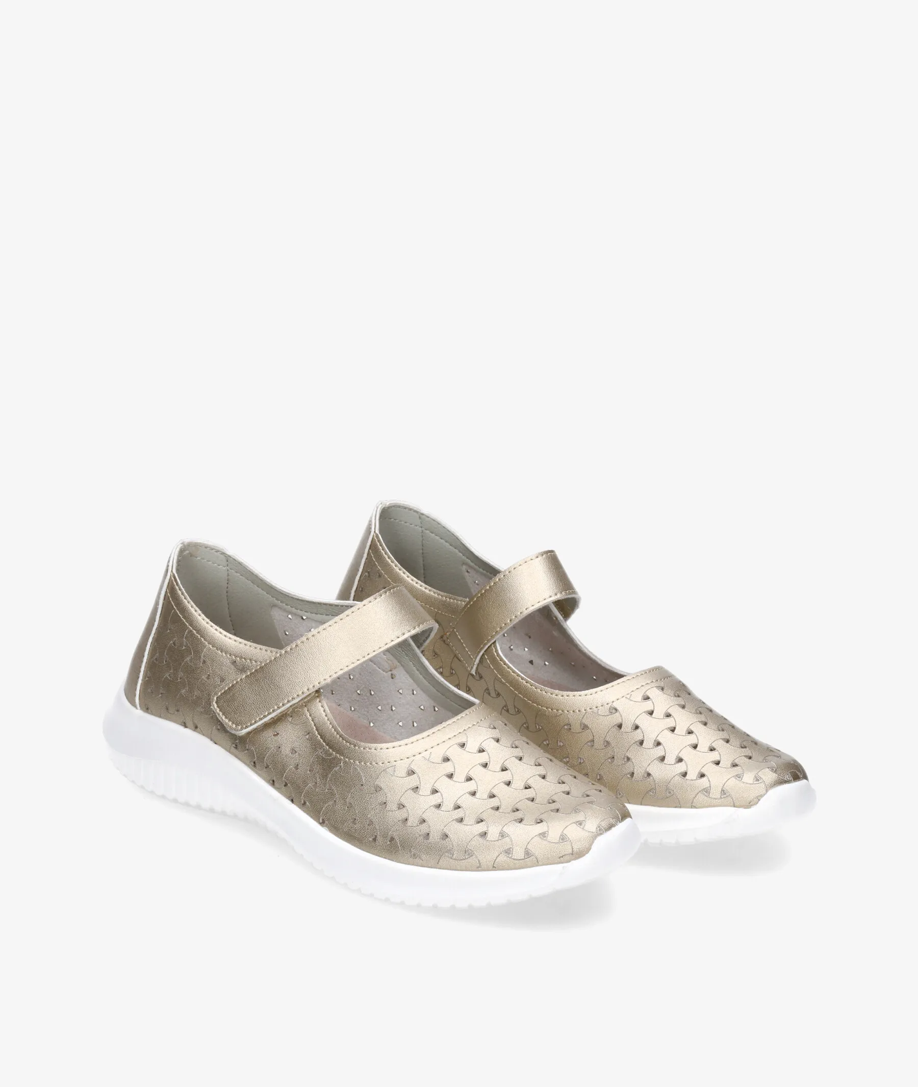 Zapatos de tacón bajo EOLIGEROS ISA en platino
