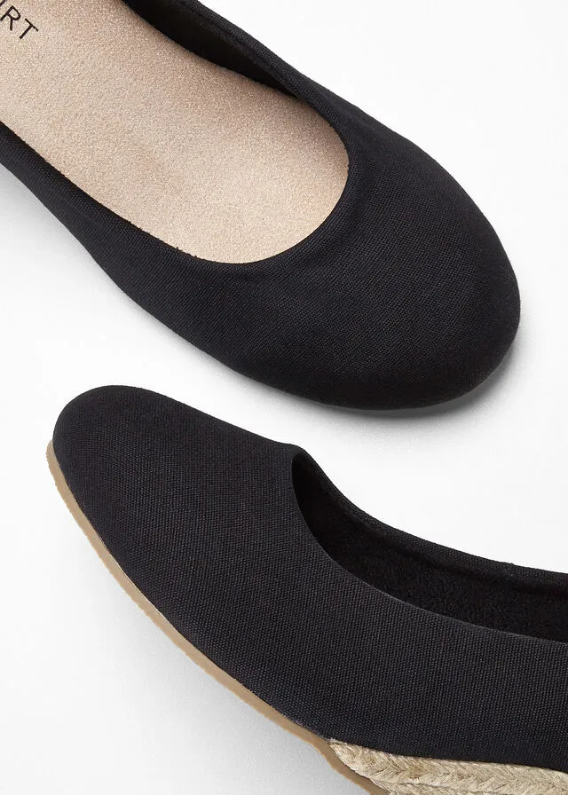 Zapatos de tacón con  cuña Negro