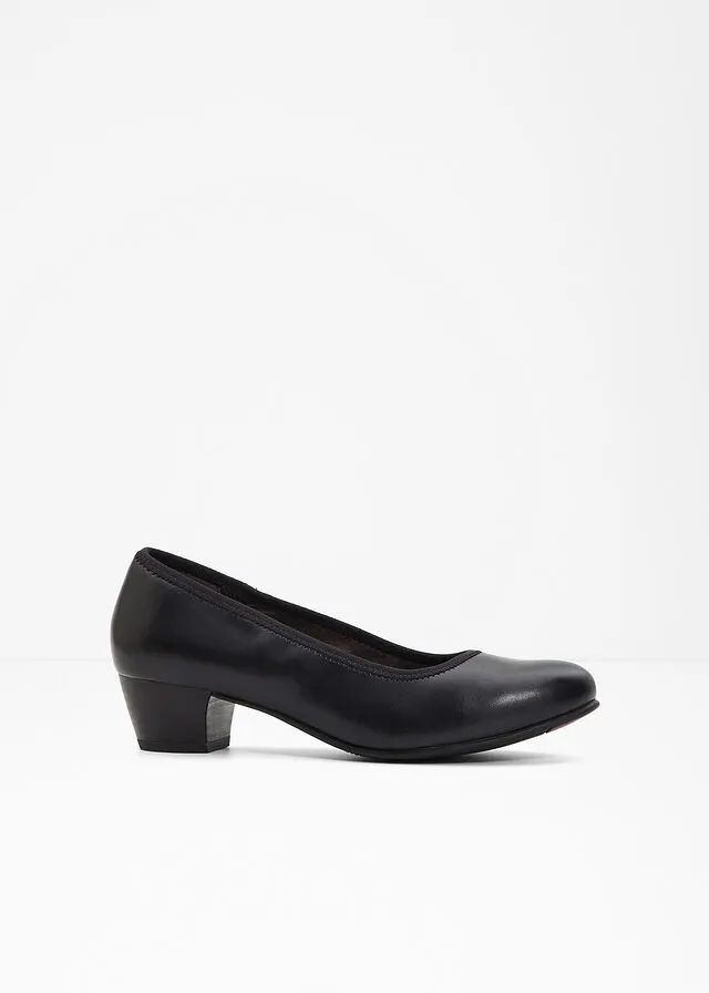 Zapatos de tacón Jana de ancho cómodo Negro