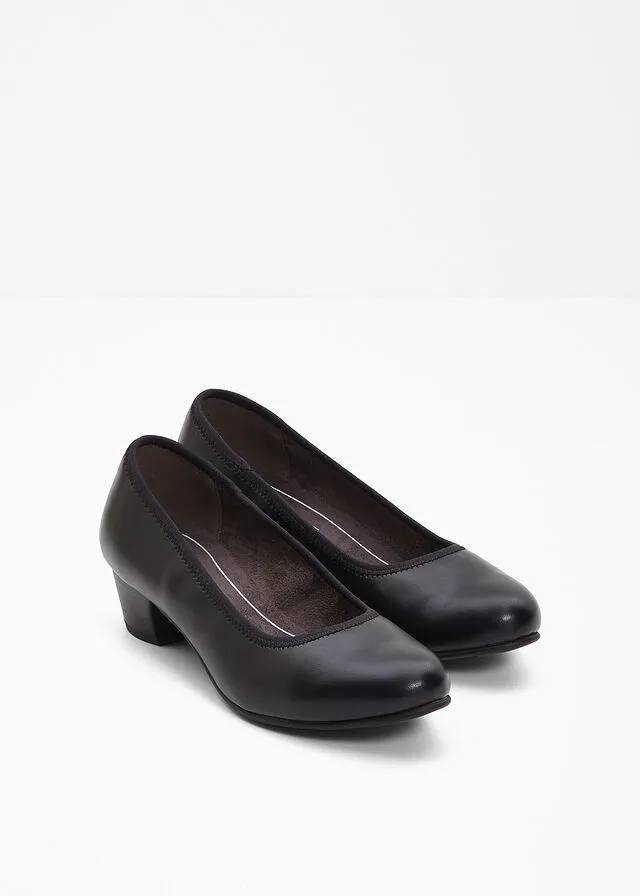 Zapatos de tacón Jana de ancho cómodo Negro