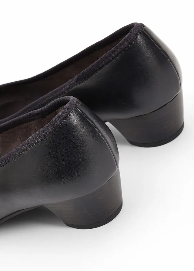 Zapatos de tacón Jana de ancho cómodo Negro