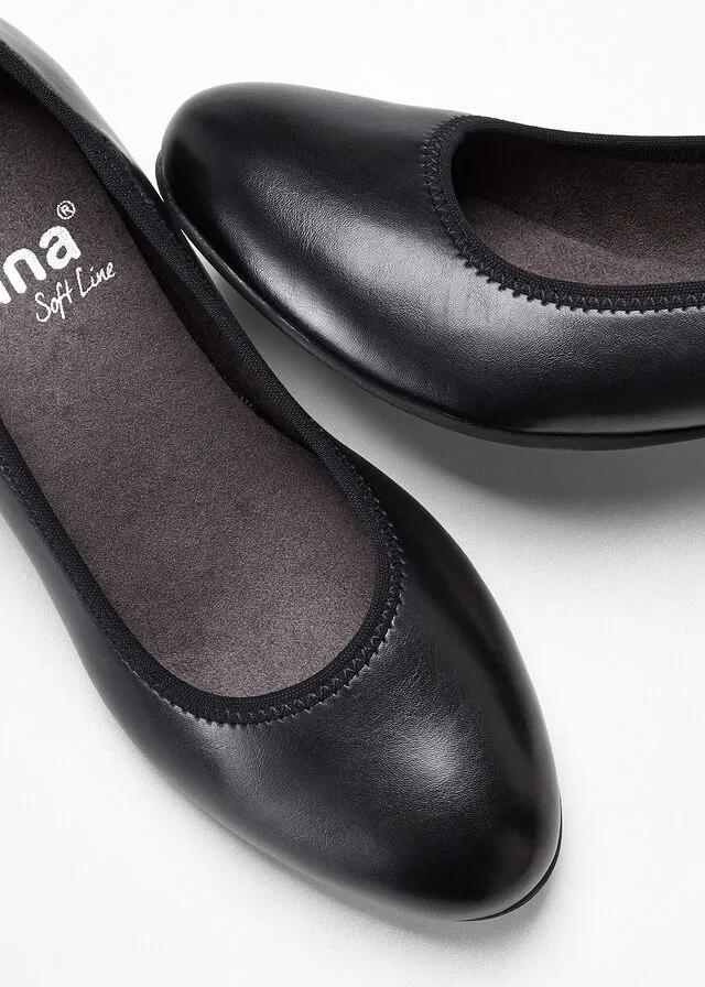 Zapatos de tacón Jana de ancho cómodo Negro