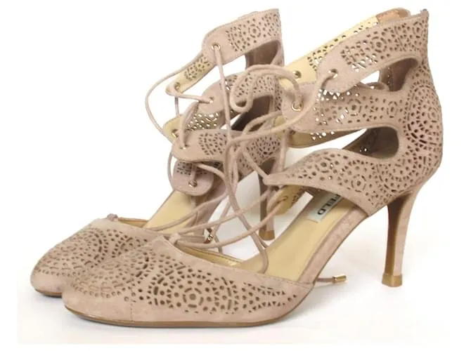 Zapatos de tacón KARL LAGERFELD Beige Gris 