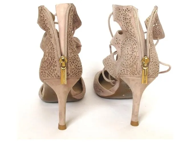 Zapatos de tacón KARL LAGERFELD Beige Gris 