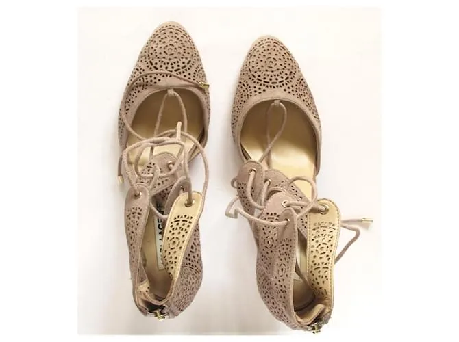 Zapatos de tacón KARL LAGERFELD Beige Gris 