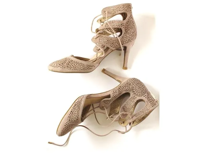Zapatos de tacón KARL LAGERFELD Beige Gris 