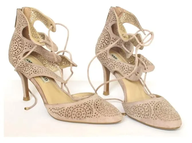 Zapatos de tacón KARL LAGERFELD Beige Gris 