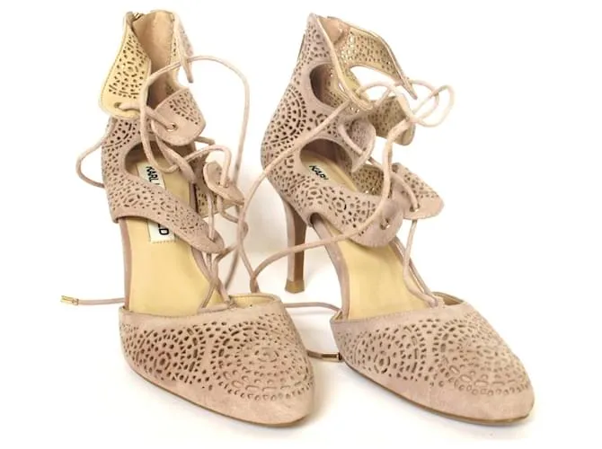 Zapatos de tacón KARL LAGERFELD Beige Gris 
