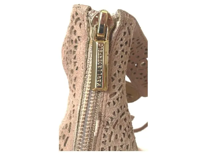 Zapatos de tacón KARL LAGERFELD Beige Gris 