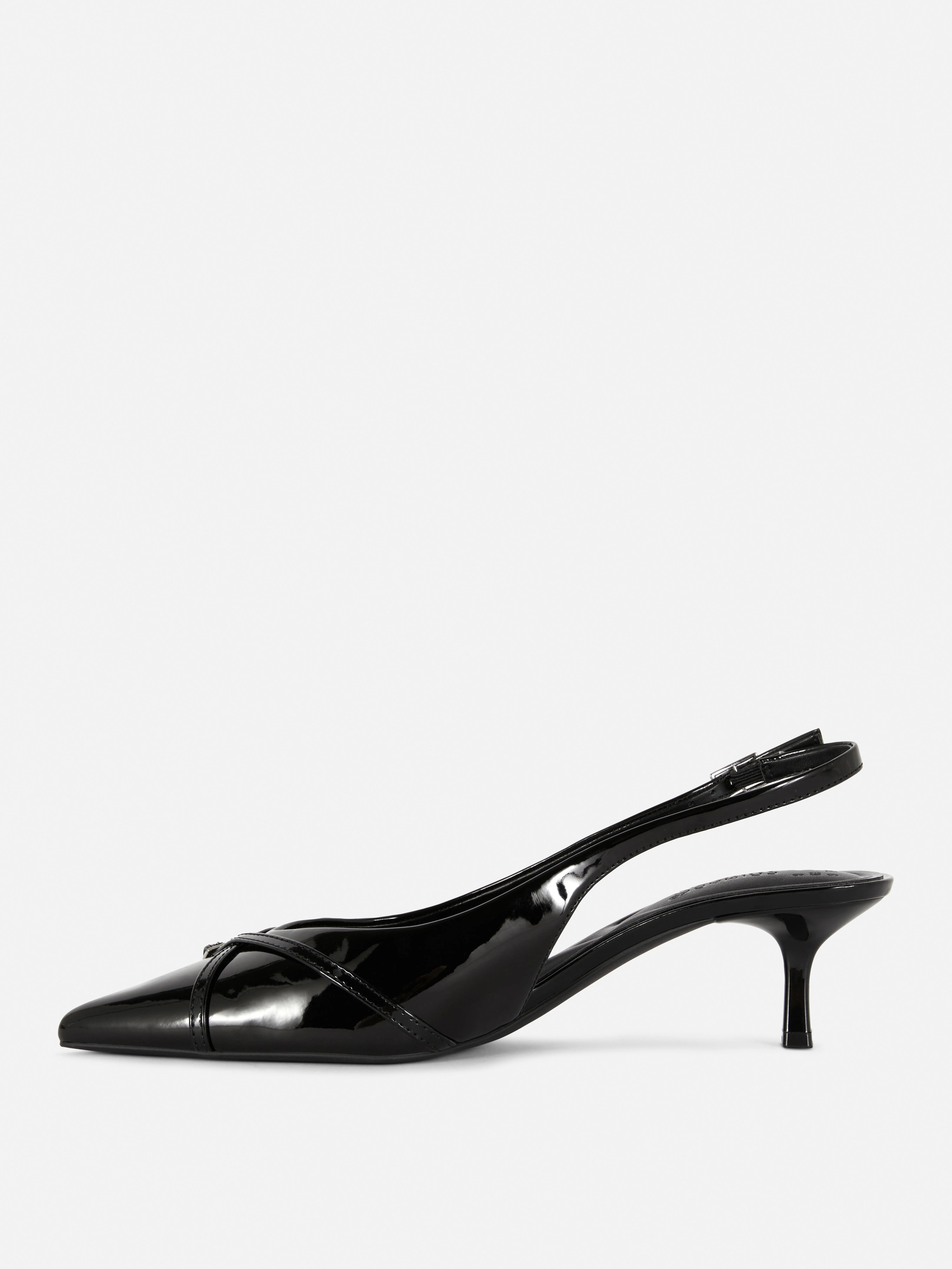 Zapatos de tacón y talón descubierto de horma ancha
