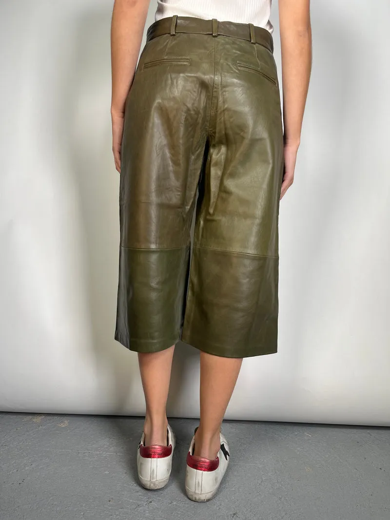 ZARA Pantalón Cuero
