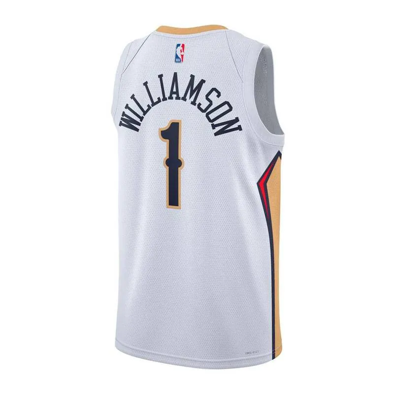 ZION WILLIAMSON NEW ORLEANS PELICANS ASSOCIATION EDITION SWINGMAN JERSEY 2223
